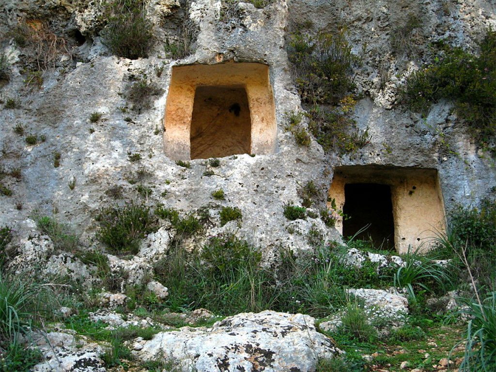 The tombs of the necropolis
