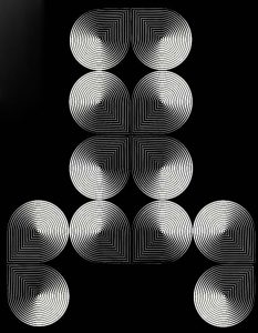 Franco Grignani, “Induzioni abbinate”, 1966
