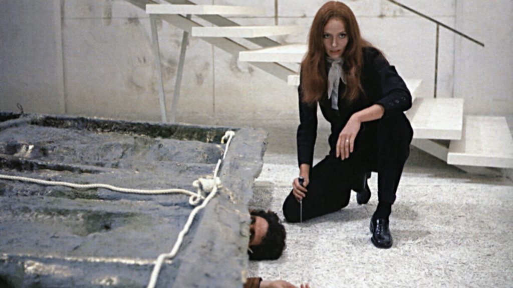 Image from the movie "The Bird with the Crystal Plumage"