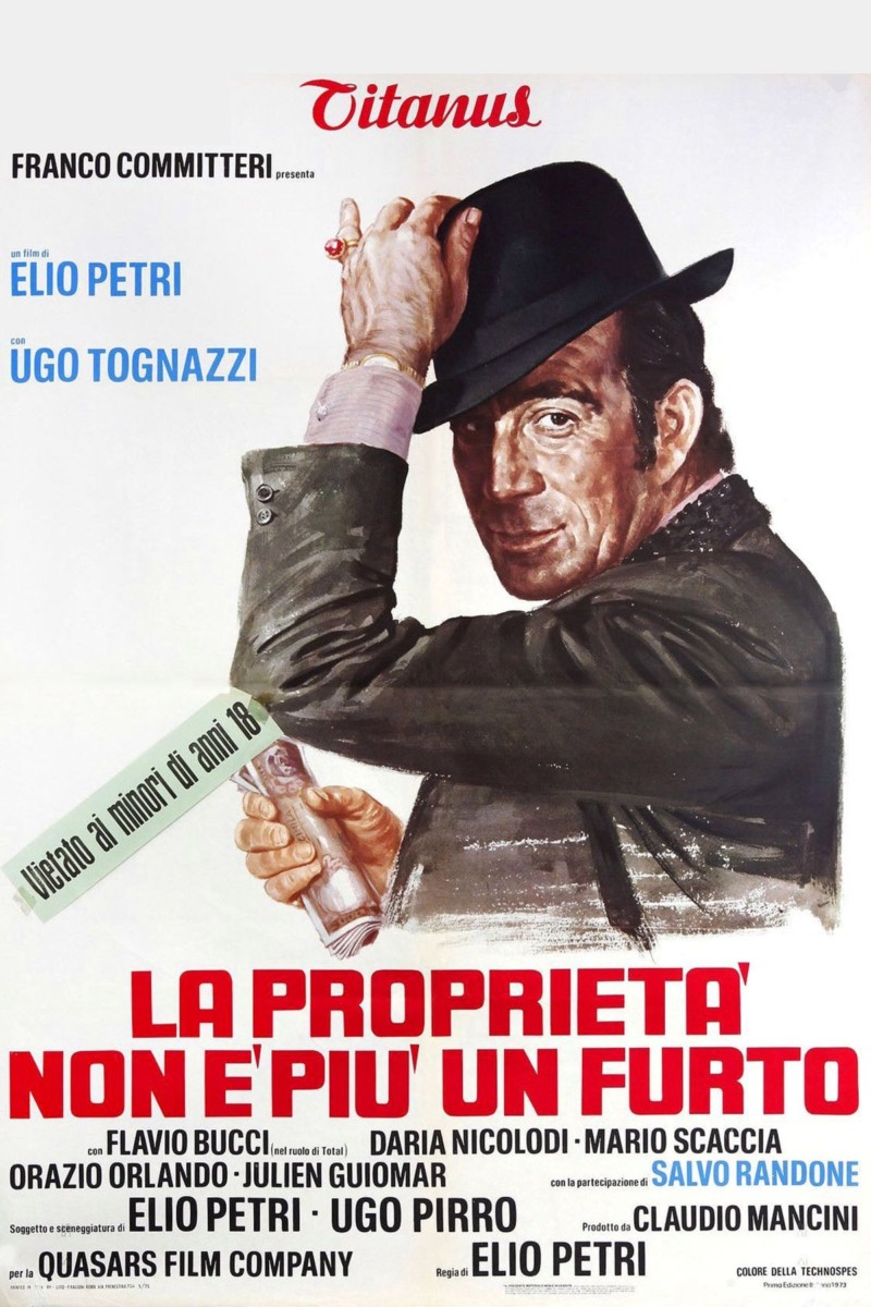 Poster for the movie "Property Is No Longer a Theft"