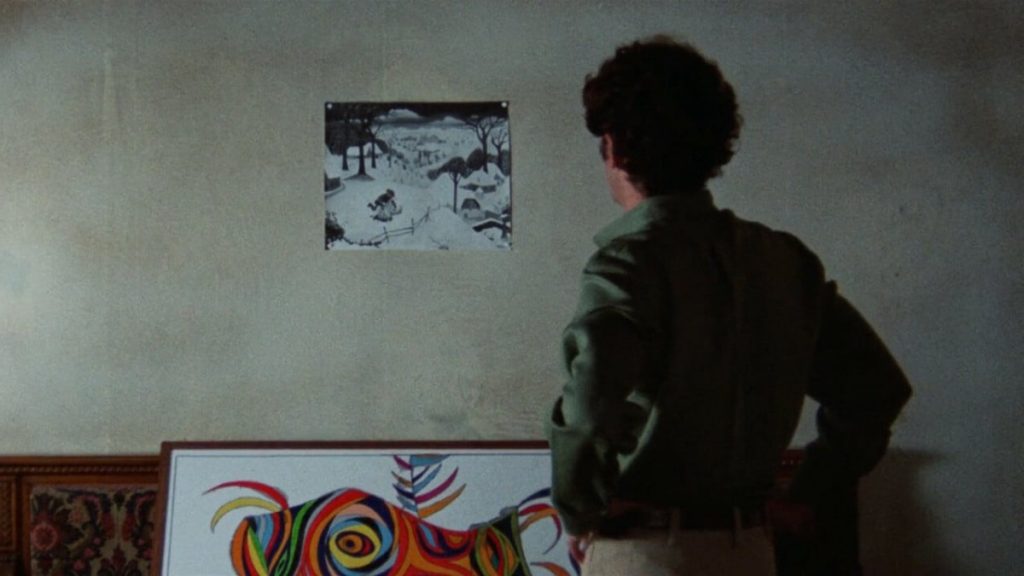 Image from the movie "The Bird with the Crystal Plumage"