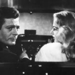 Mastroianni sylva koscina Image from the movie "La Dolce Vita"