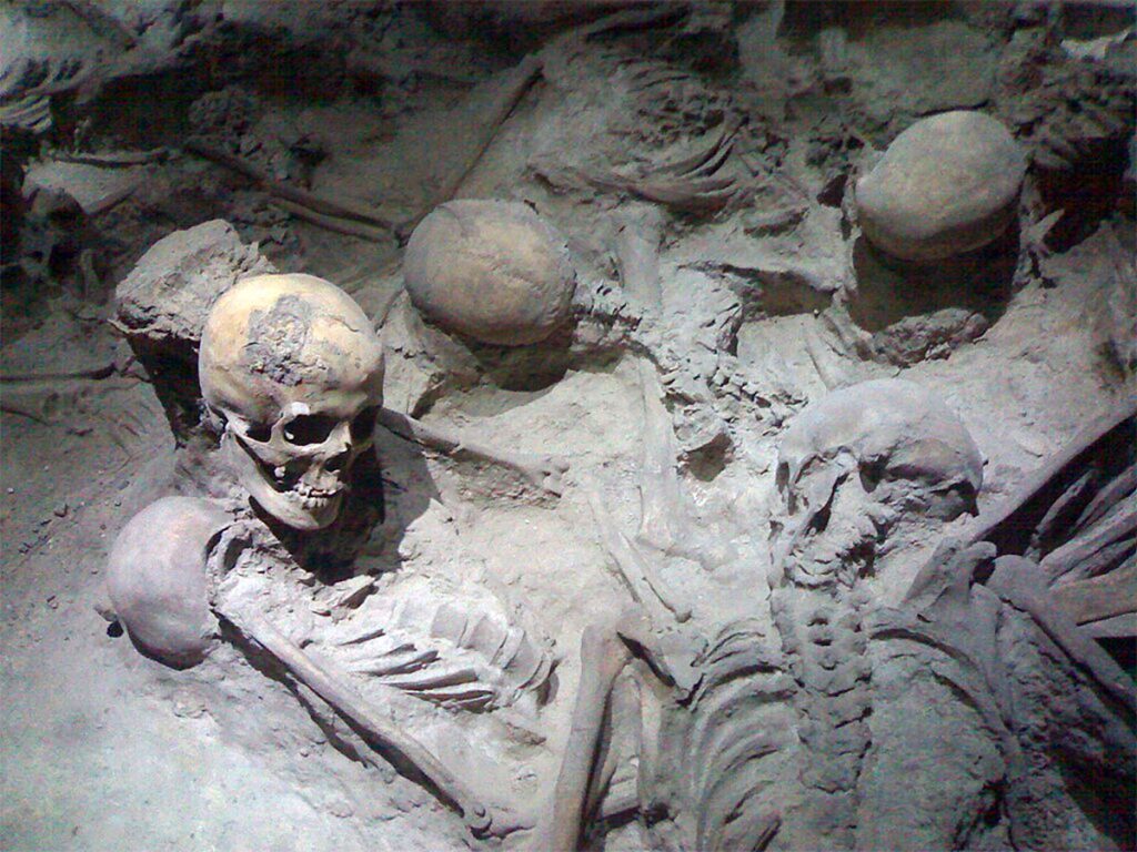 The skeletons of Herculaneum