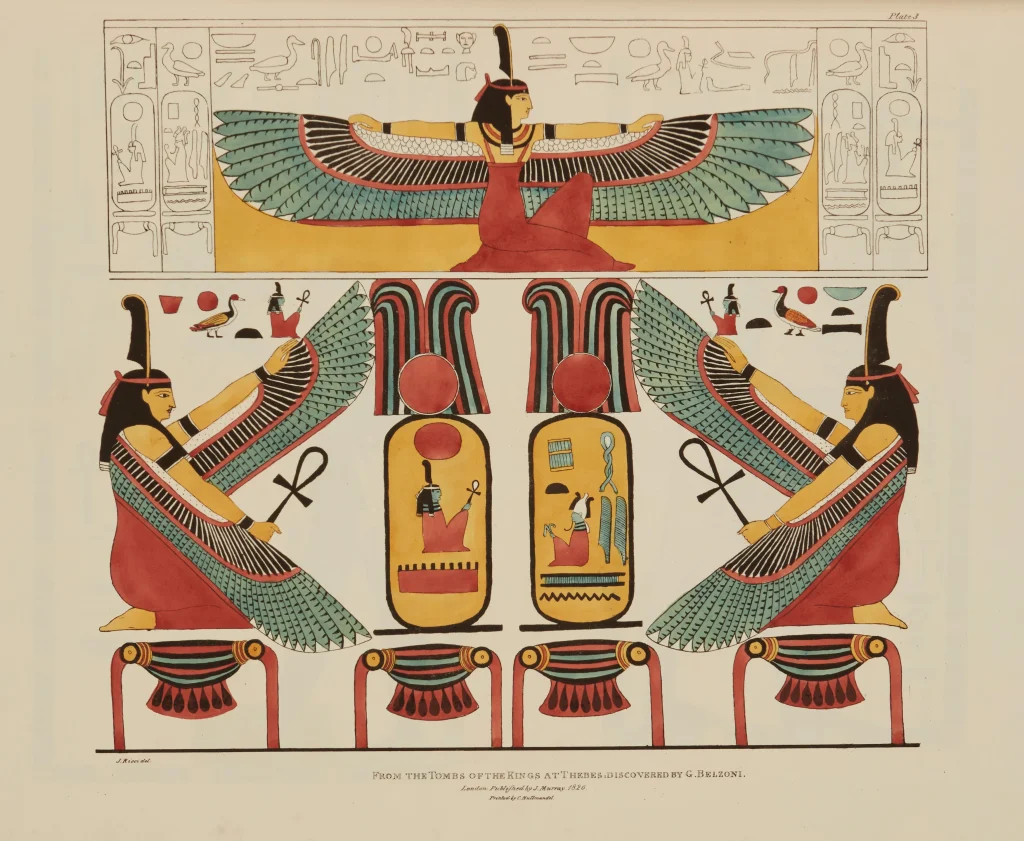 From the tombs of the kings at Thebes