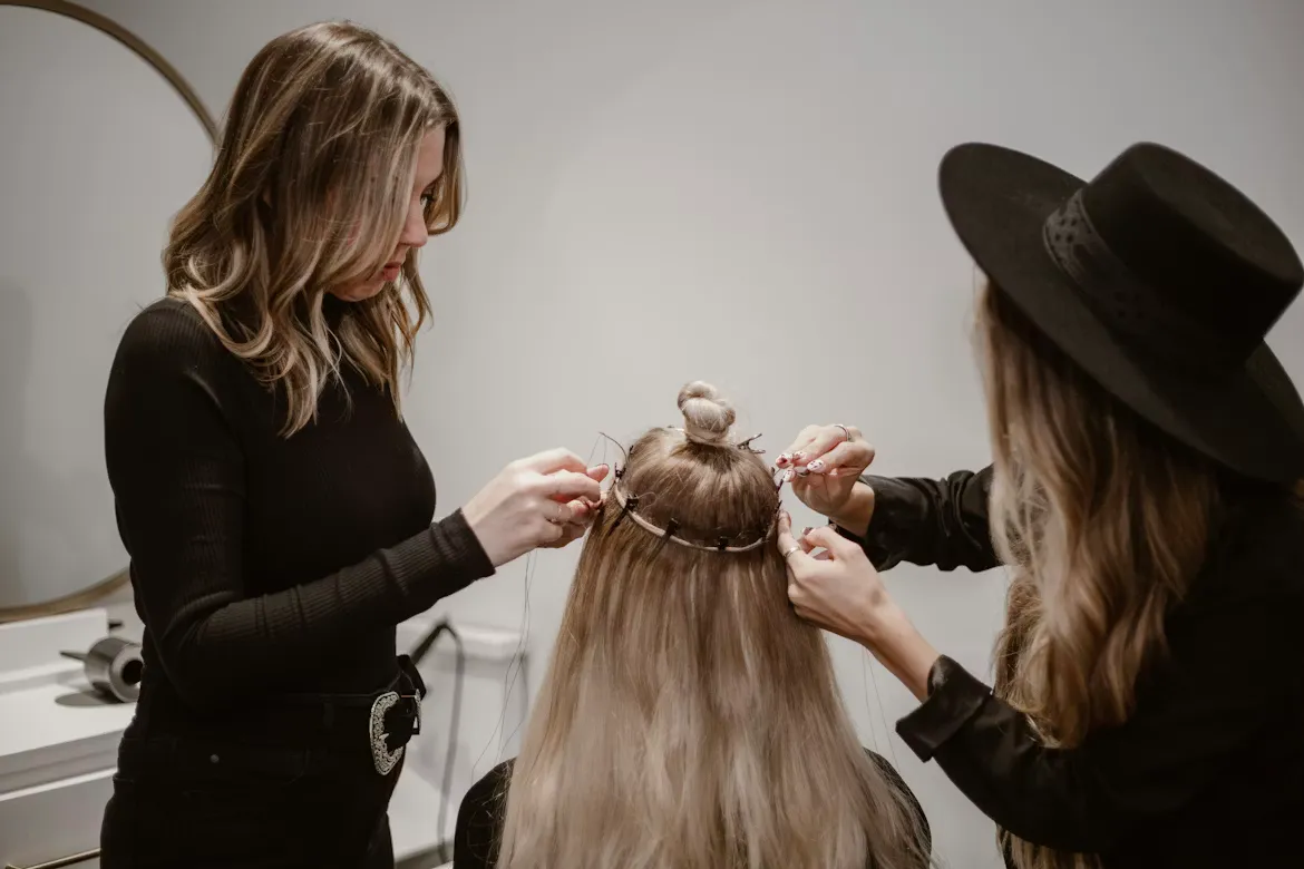 Halo Hair Extensions vs. Tape-In